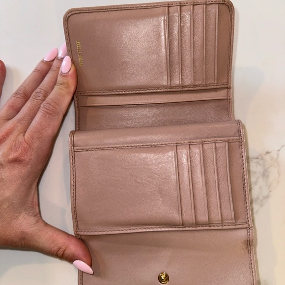 Gently used MIU MIU Matelasse wallet. - Picture 5 of 8